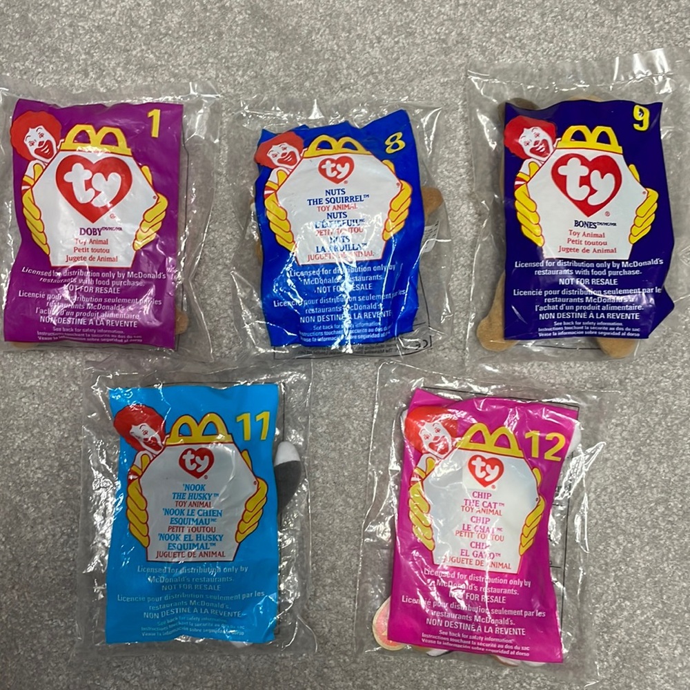 McDonalds Ty Beanies